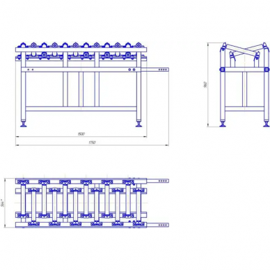 Ritininis stovas rastams DRM-50 2